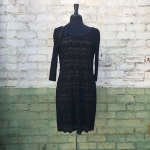 RALPH LAUREN Crochet Sheath Dress